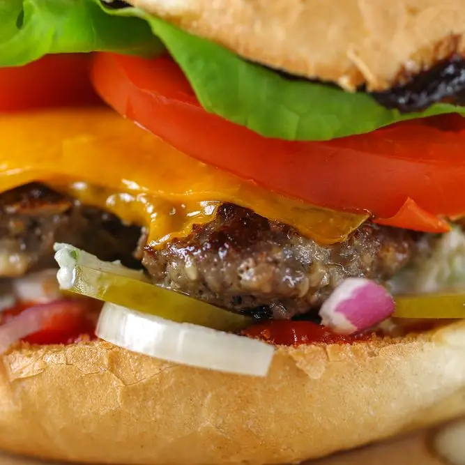 Hambúrgueres cheddar de churrasco