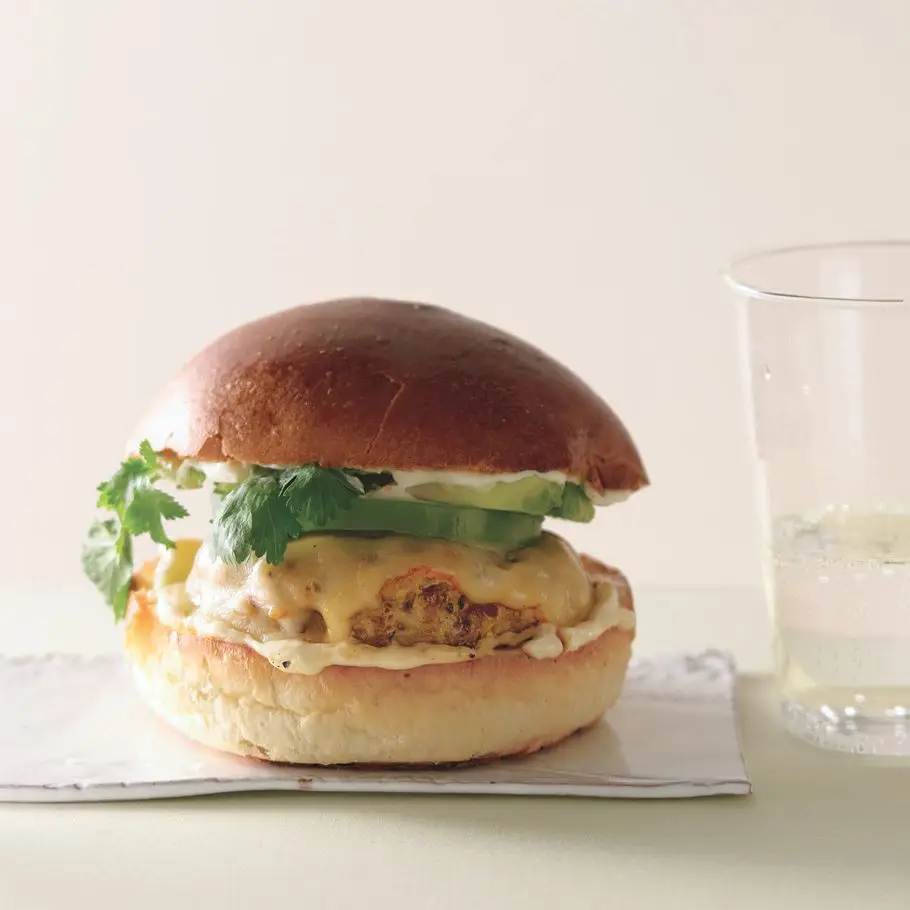 Cheeseburgers de porco Chipotle