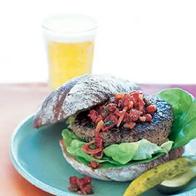 Hambúrgueres de peru picante