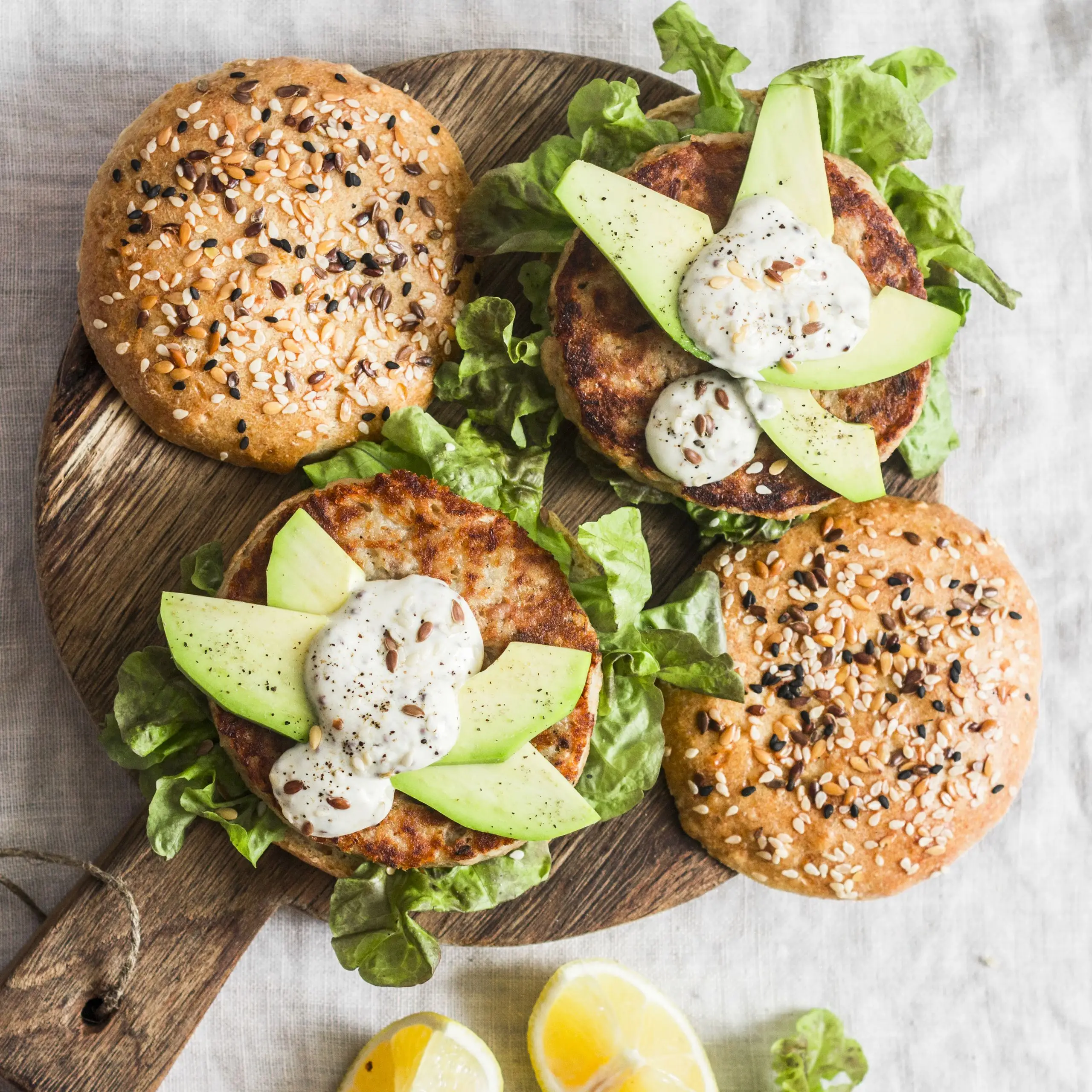 Hambúrgueres de atum