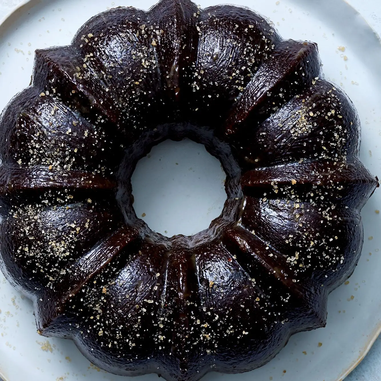 Pudim de caramelo pegajoso de gengibre duplo