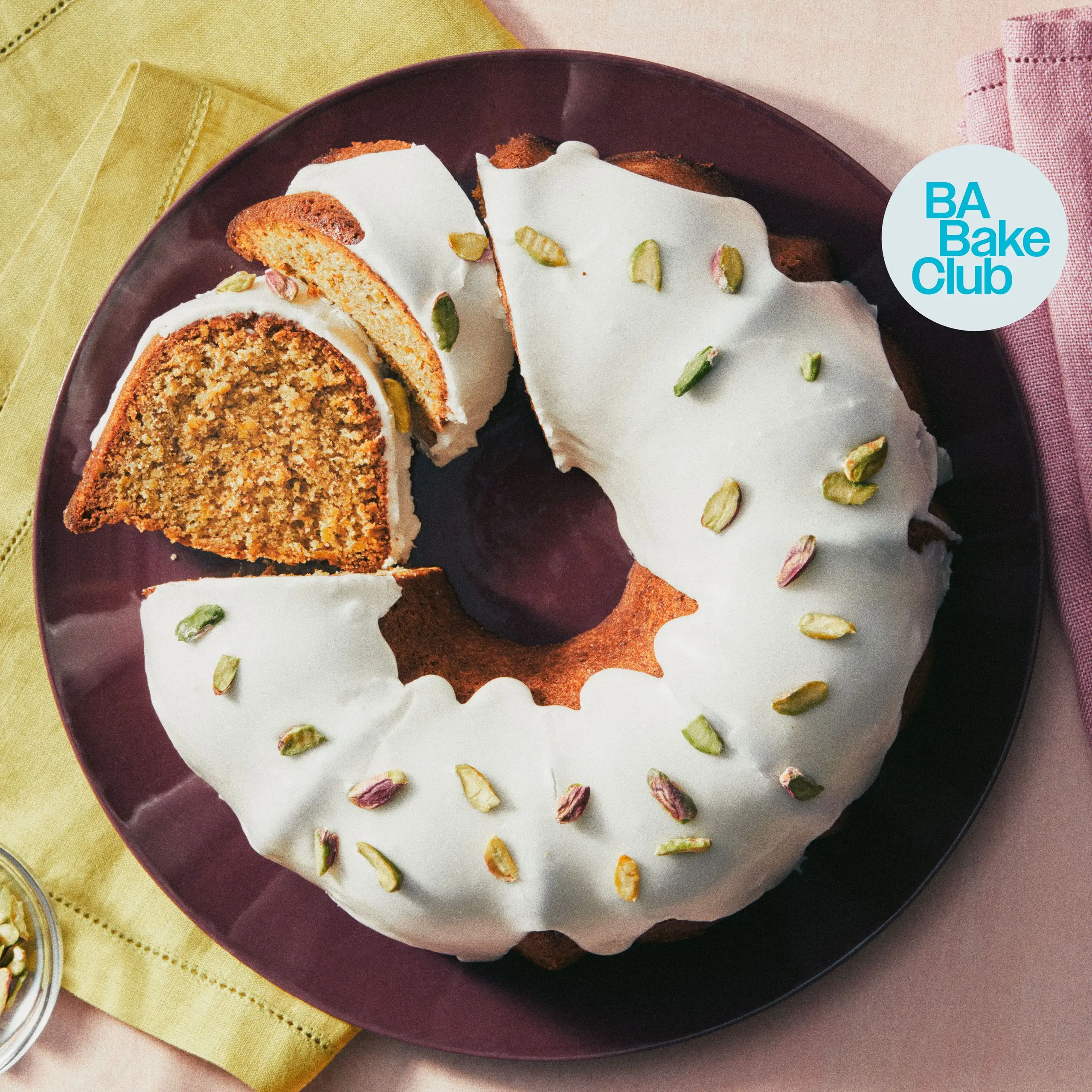 Pistachio Bundt Bolo