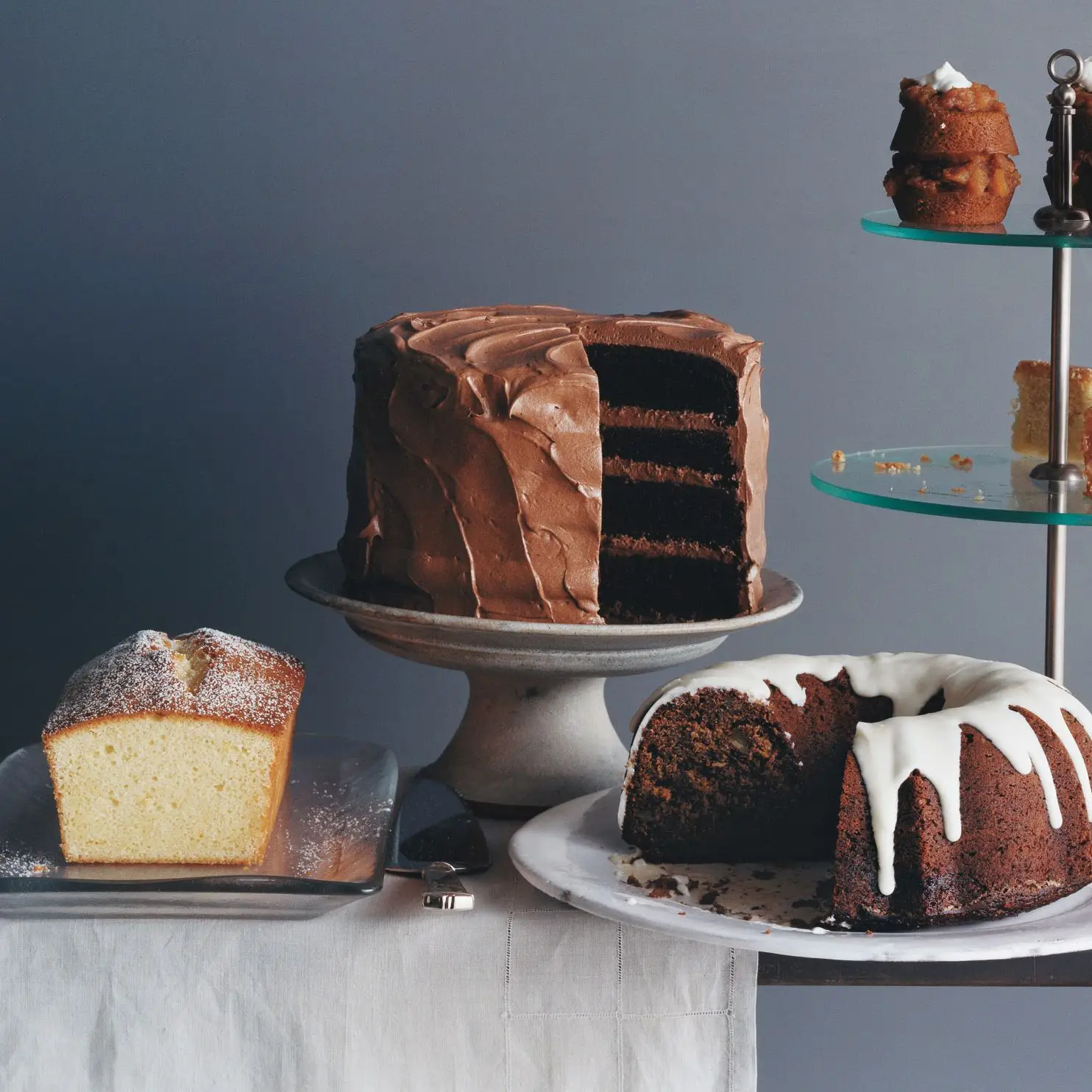 Bolo de chocolate de altura de quilômetros