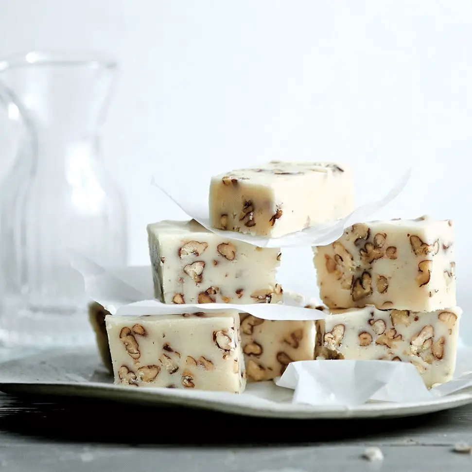 Fudge de leitelho noz -pecã