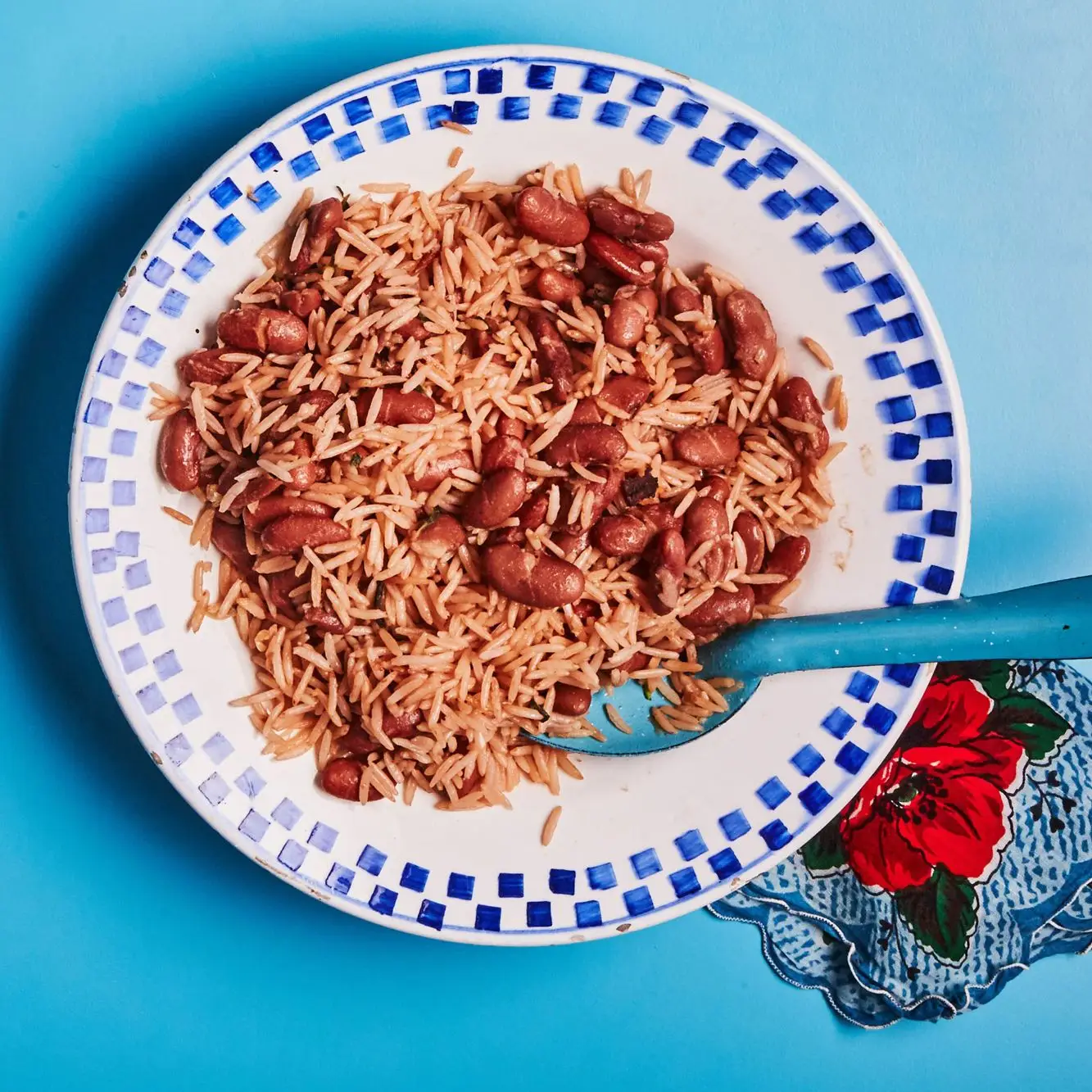 Arroz de coco e ervilhas