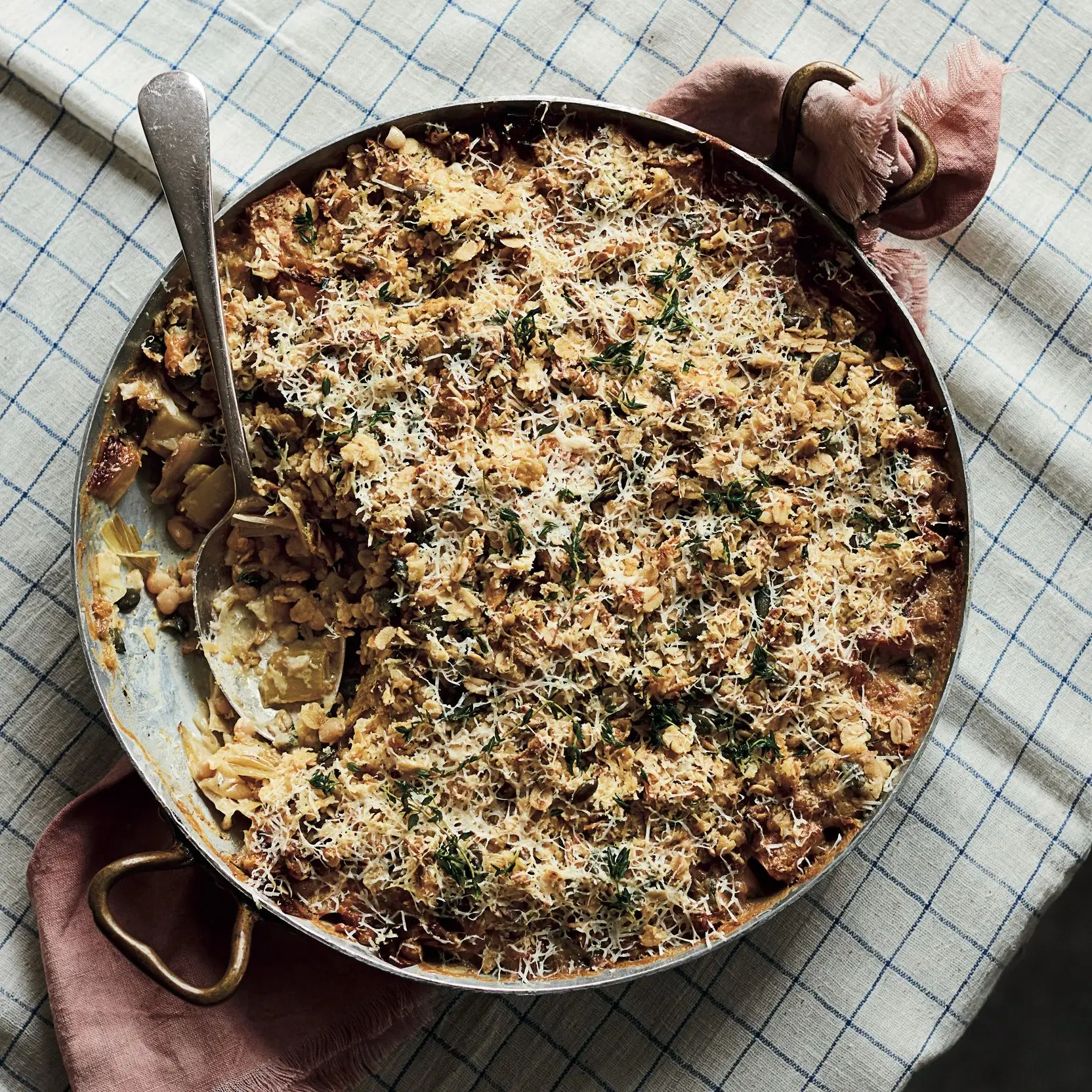 Cremiger Dampf, Knoblauch - Bad und weiße Bohnen
