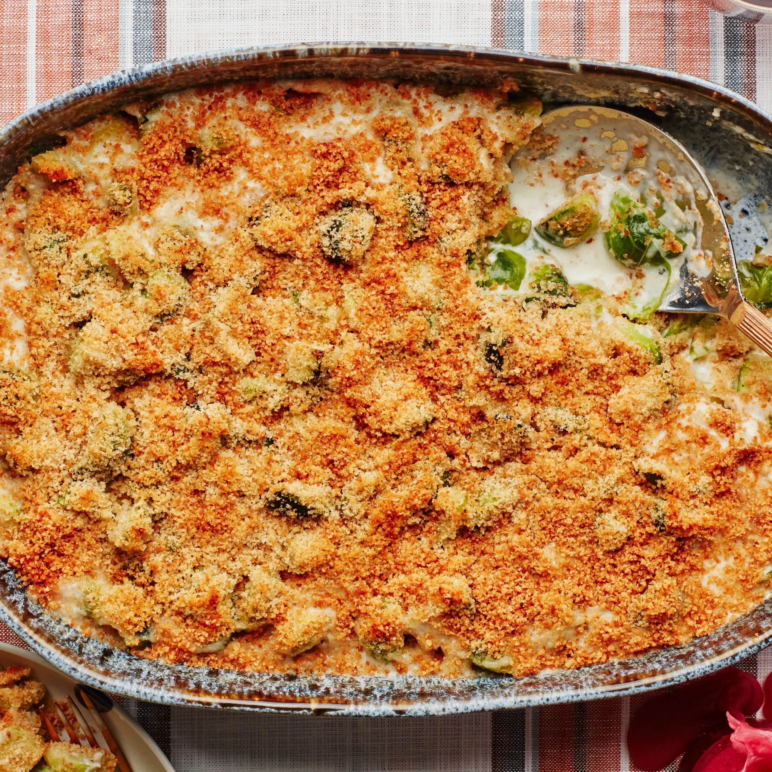 Coconut Bruxelas Sprouts gratinado