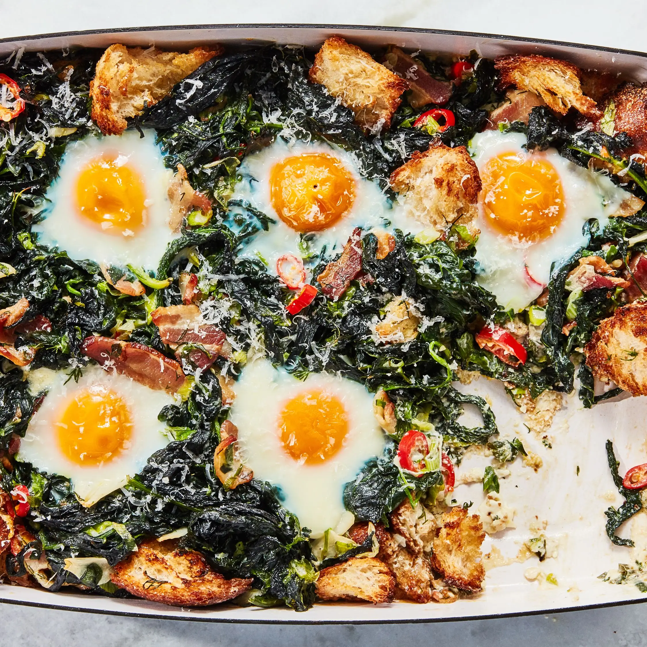 Greens ovos e presunto