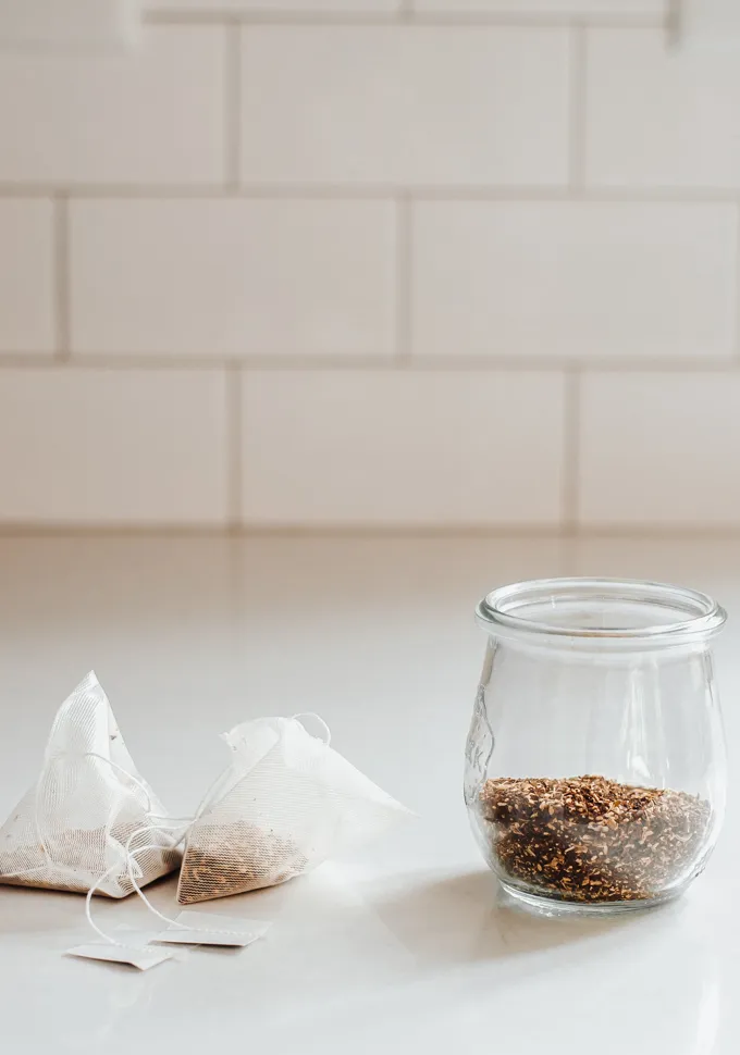 Chai tea bags and loose leaf chai tea.' title='Iced Chai Latte Recipe
