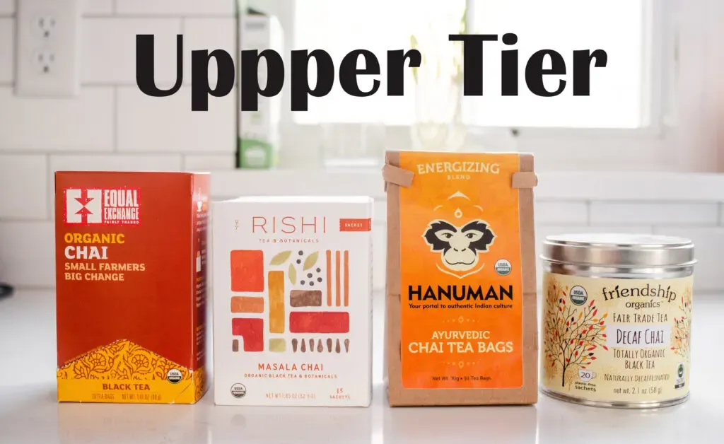 My favorite and what I would consider to be the best organic chai tea brands that I tried.' title='Best Organic Chai Tea