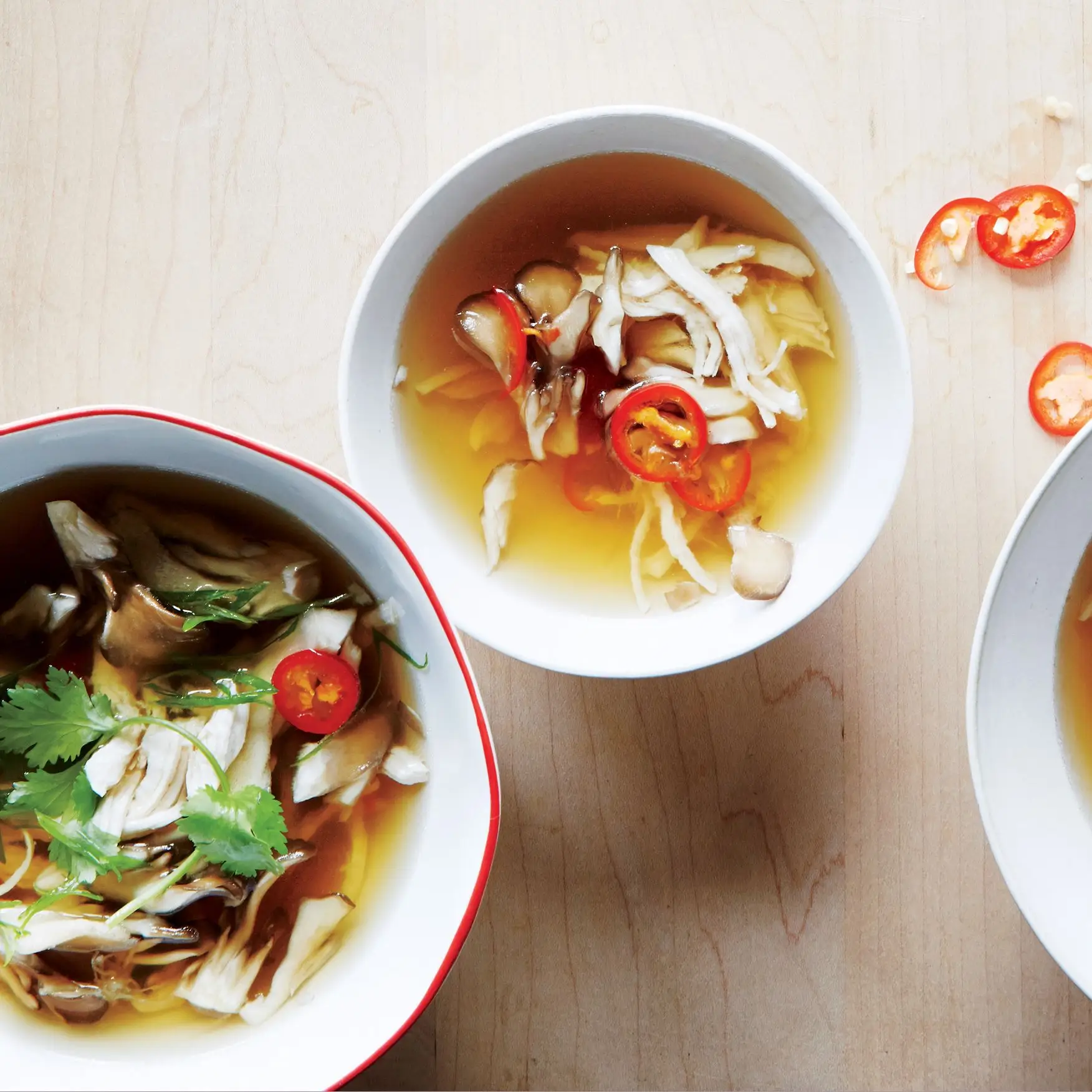 Sport mit Pilzen und frischem Pfeffer