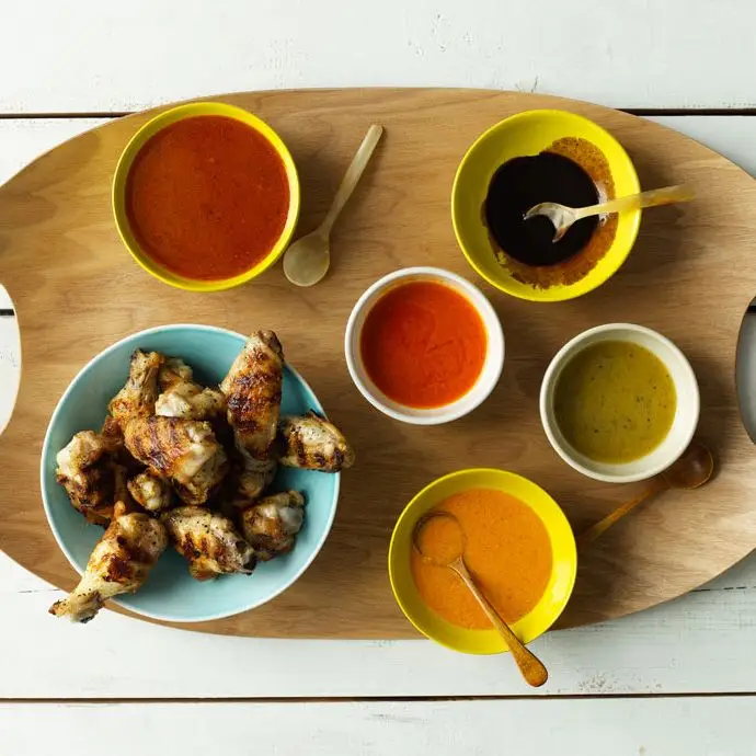 Asas de frango cinco maneiras