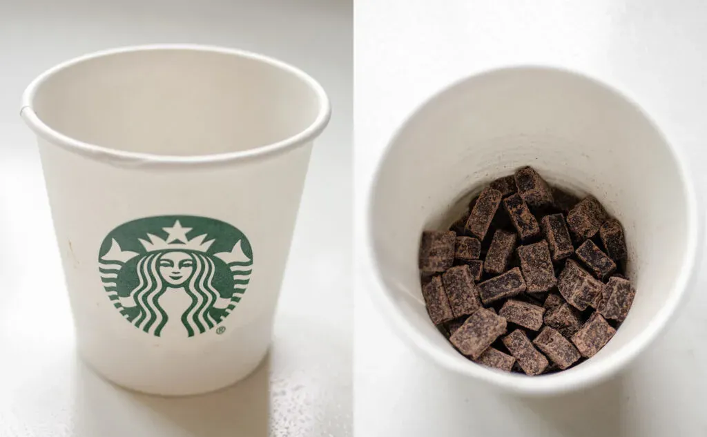 A cup of Starbucks Frappuccino Chips (AKA Java Chips)' title='Double Chocolate Chip Frappuccino Recipe 