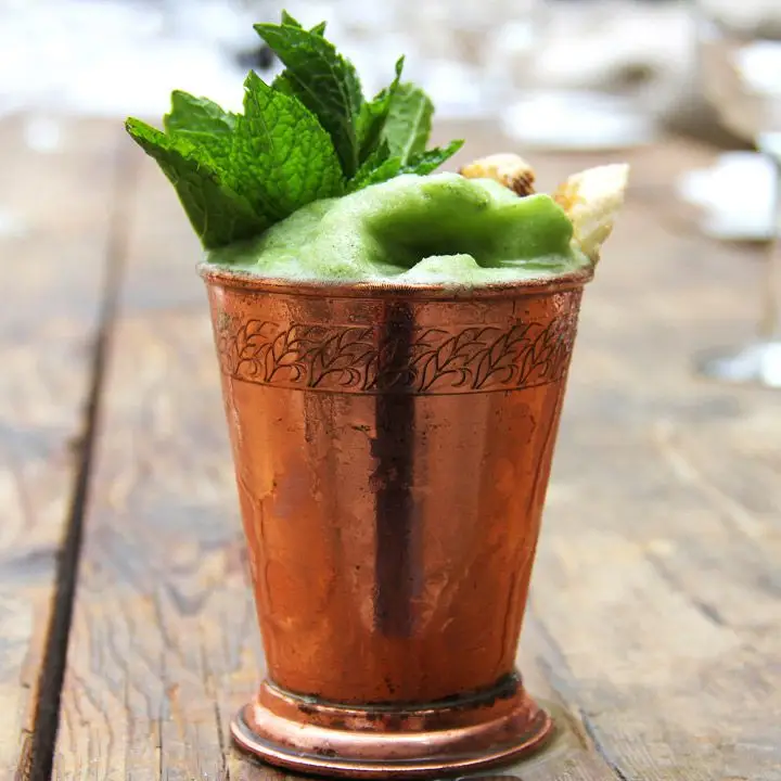 green-hued, slushy Miamian