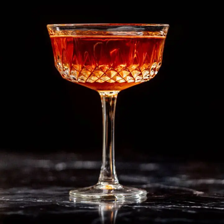 Canadian Manhattan cocktail