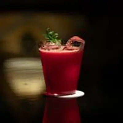 Hacienda, made with lacto-fermented carrots run through a juicer, at Kwãnt in London.