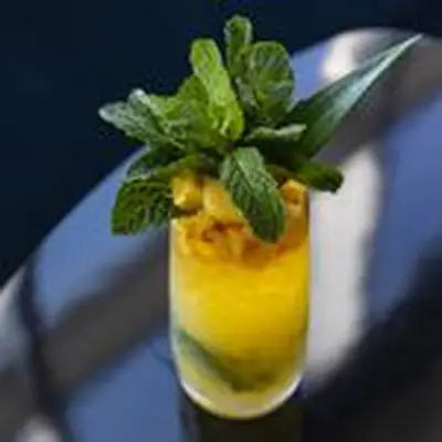 Grilled Pineapple Mojito