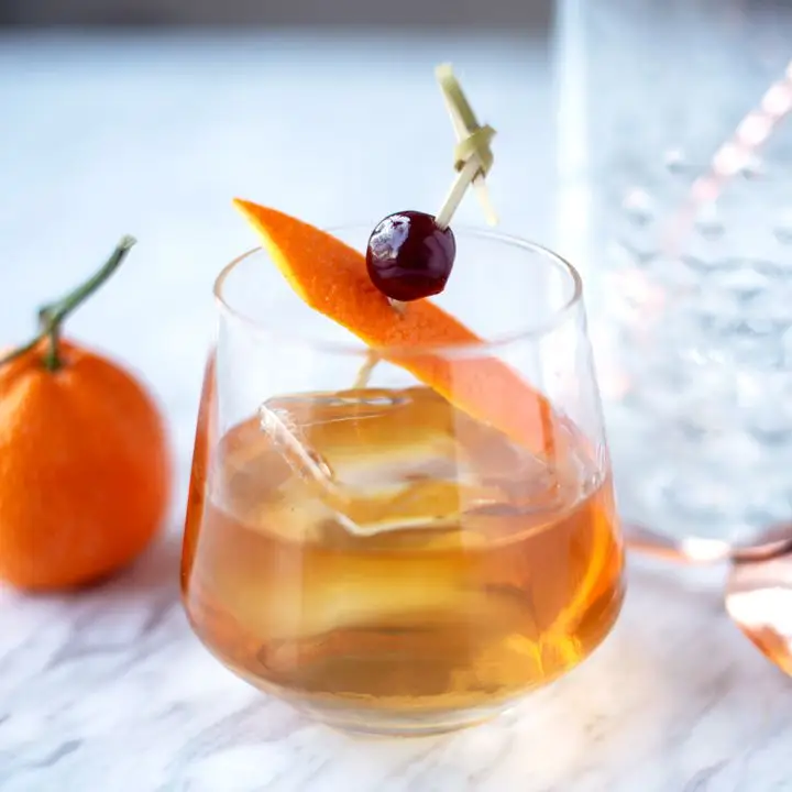 Apricot Ginger Whiskey Sour cocktail