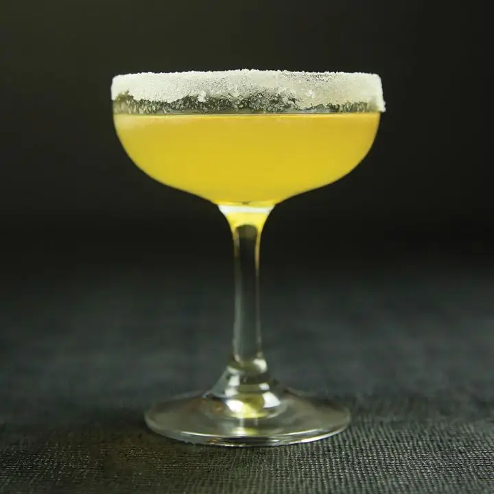 pear brandy sidecar cocktail