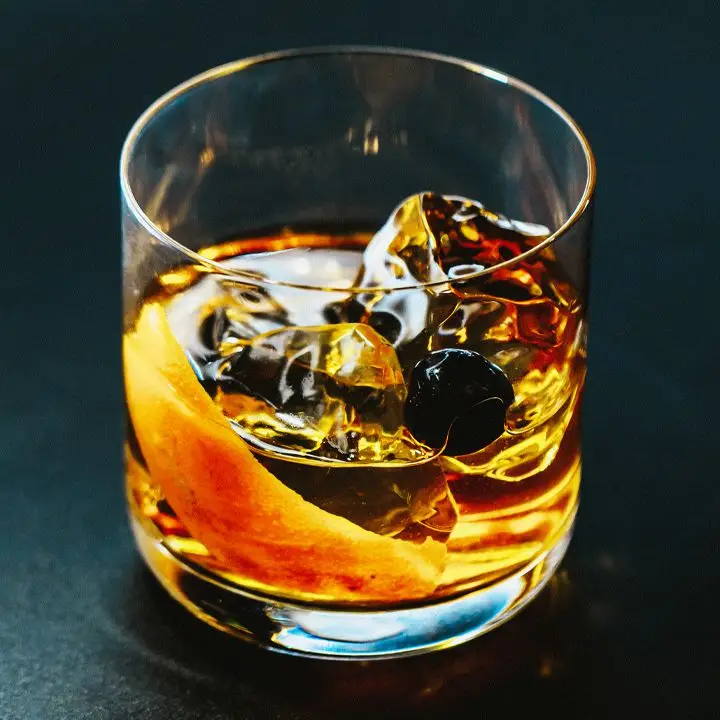 Anejo old fashioned cocktail