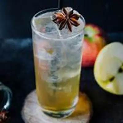 Apple Chai Gin and Tonic cocktail