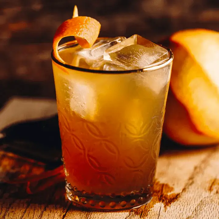 Bourbon Rickey cocktail