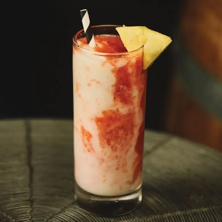 Lava Flow cocktail