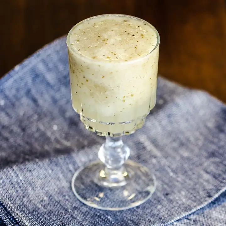 Poached pear and ginger daiquiri