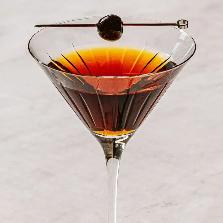 Perfect Manhattan cocktail