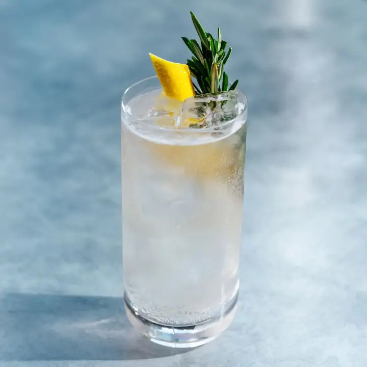 Garden Collins non alcoholic cocktail