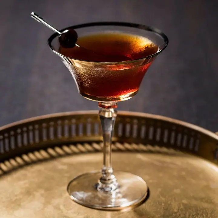 Reverse Manhattan cocktail