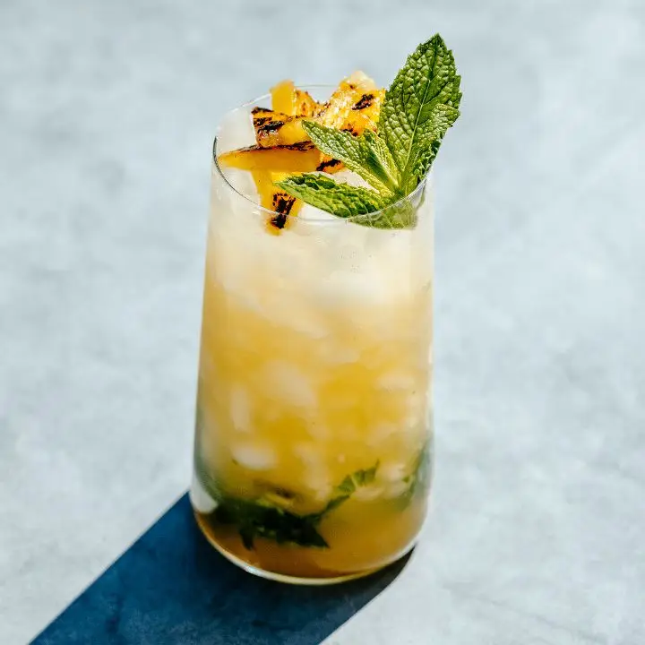 Grilled Pineapple Mojito