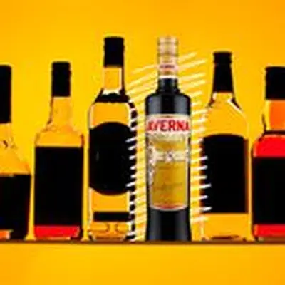 Averna bottle illustration