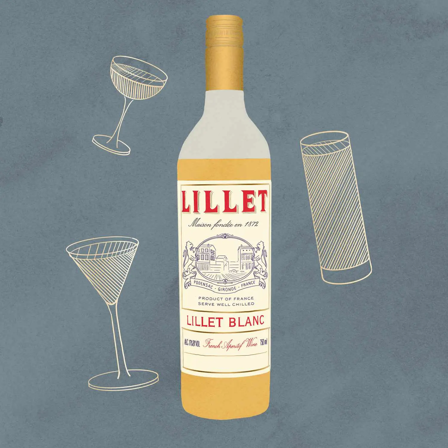 Lillet Blanc bottle