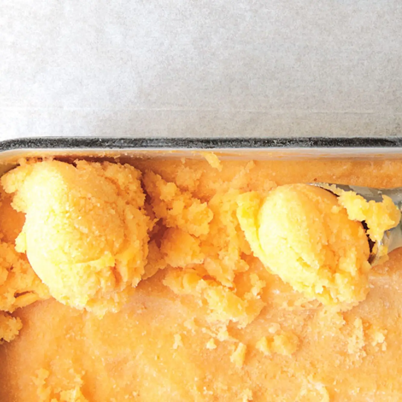 Float do sorvete de damasco