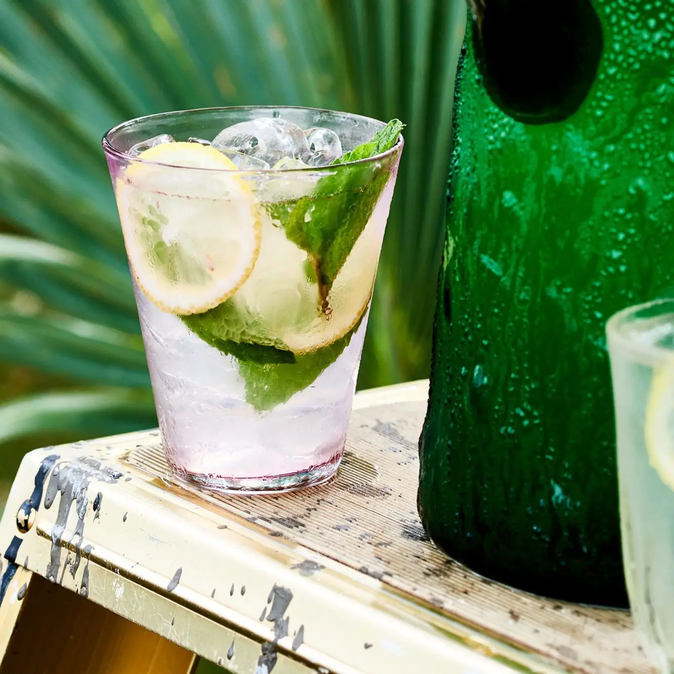 Limonada de gengibre com gengibre