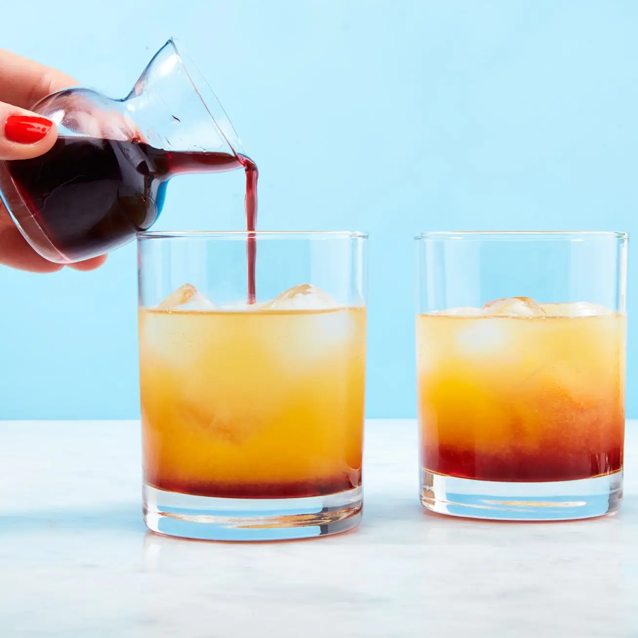 O pôr do sol mezcal