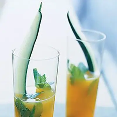 Sparklers de hortelã de manga