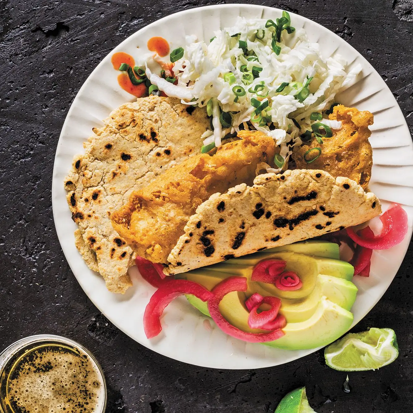 FRY de peixes de batalha de quinoa
