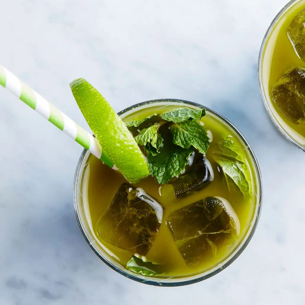 Matcha-Mint Sparkler