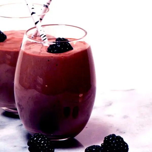 BlackBerry e iogurte -breakfast smoothie