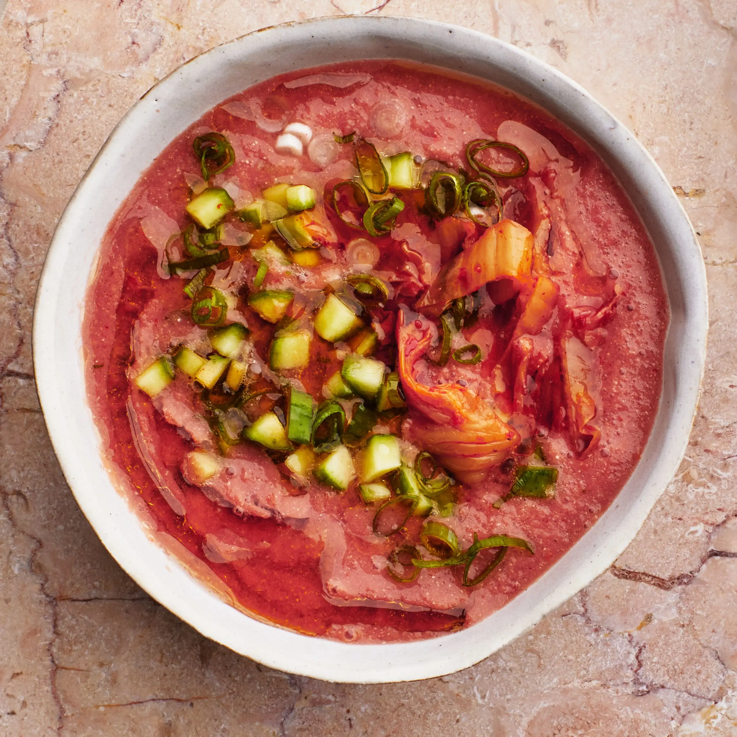 Kimchi-Melon Gazpacho