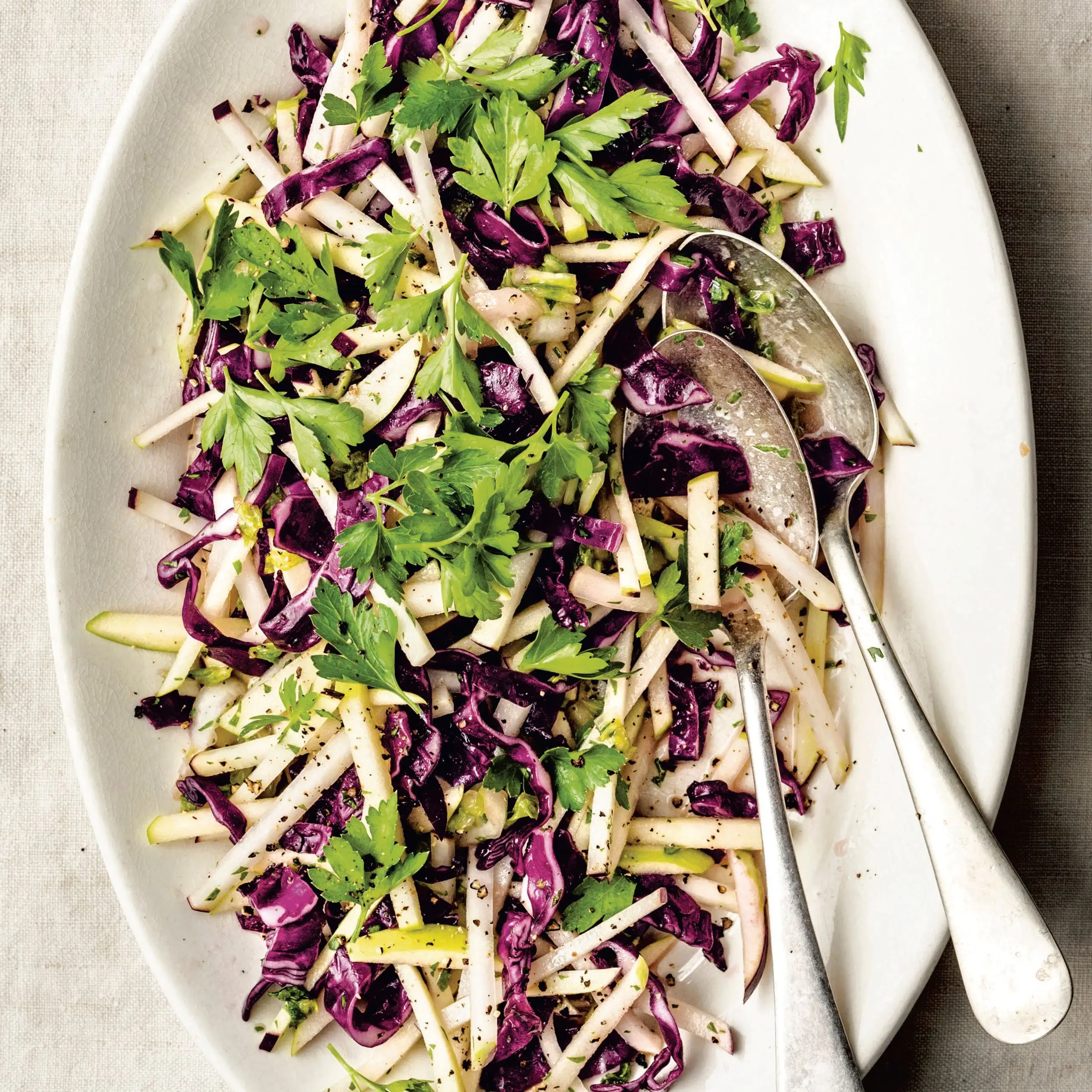 Apple e Kohlrabi Coleslaw