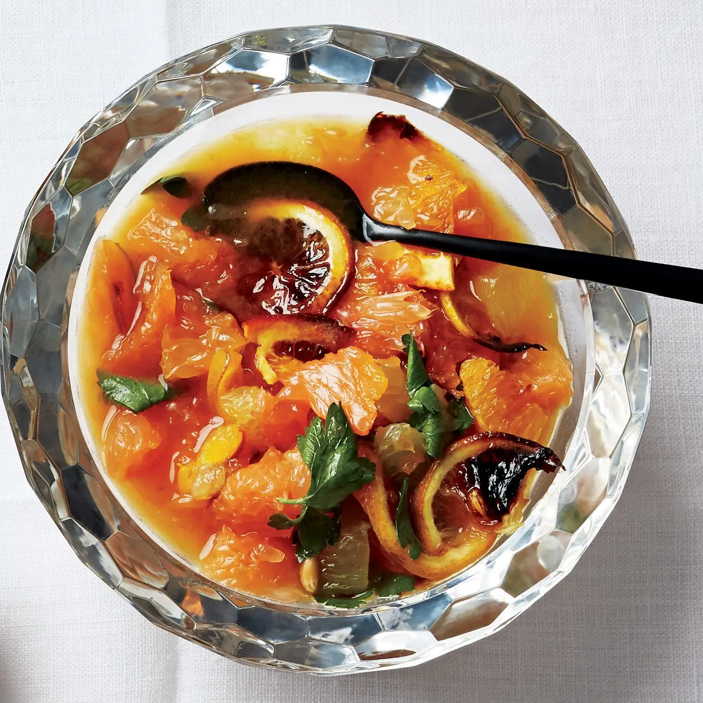 Apreciação cítrica assada