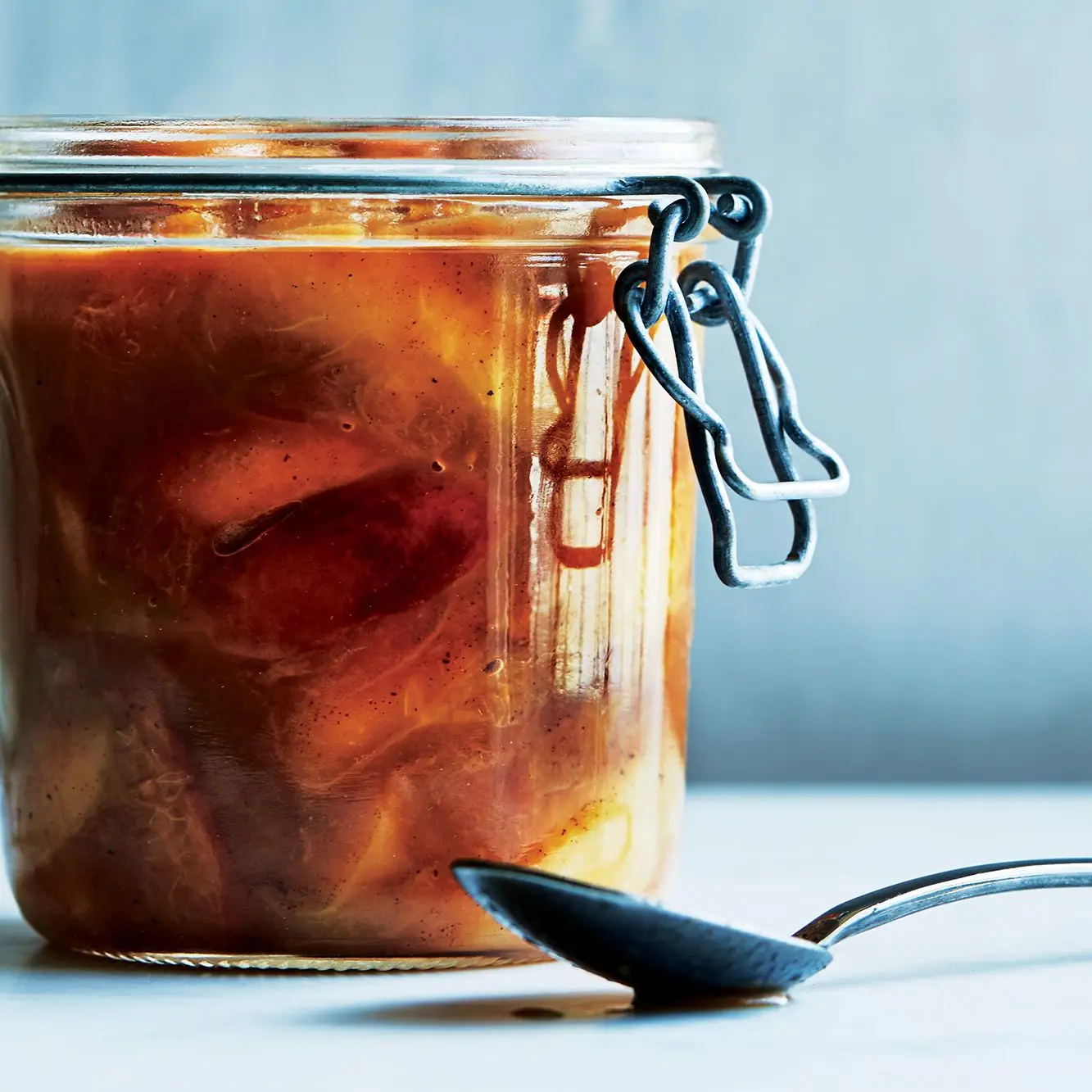 Compota de maçã e pêssego