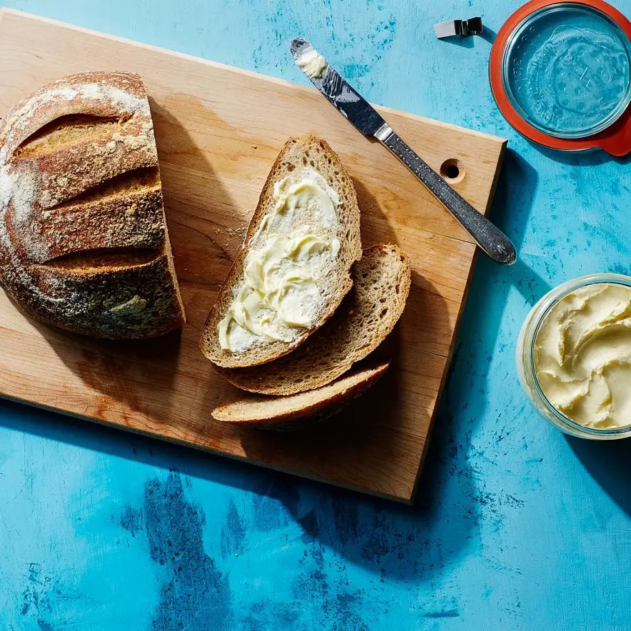 Manteiga cultivada em caseiro