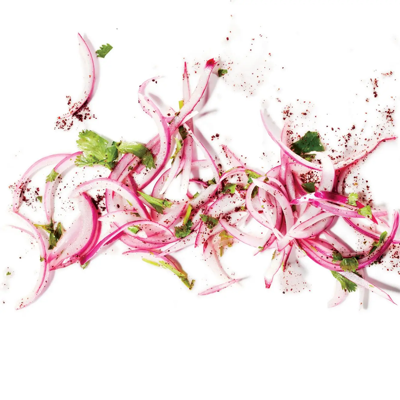 Cebola vermelha escolhida por limão