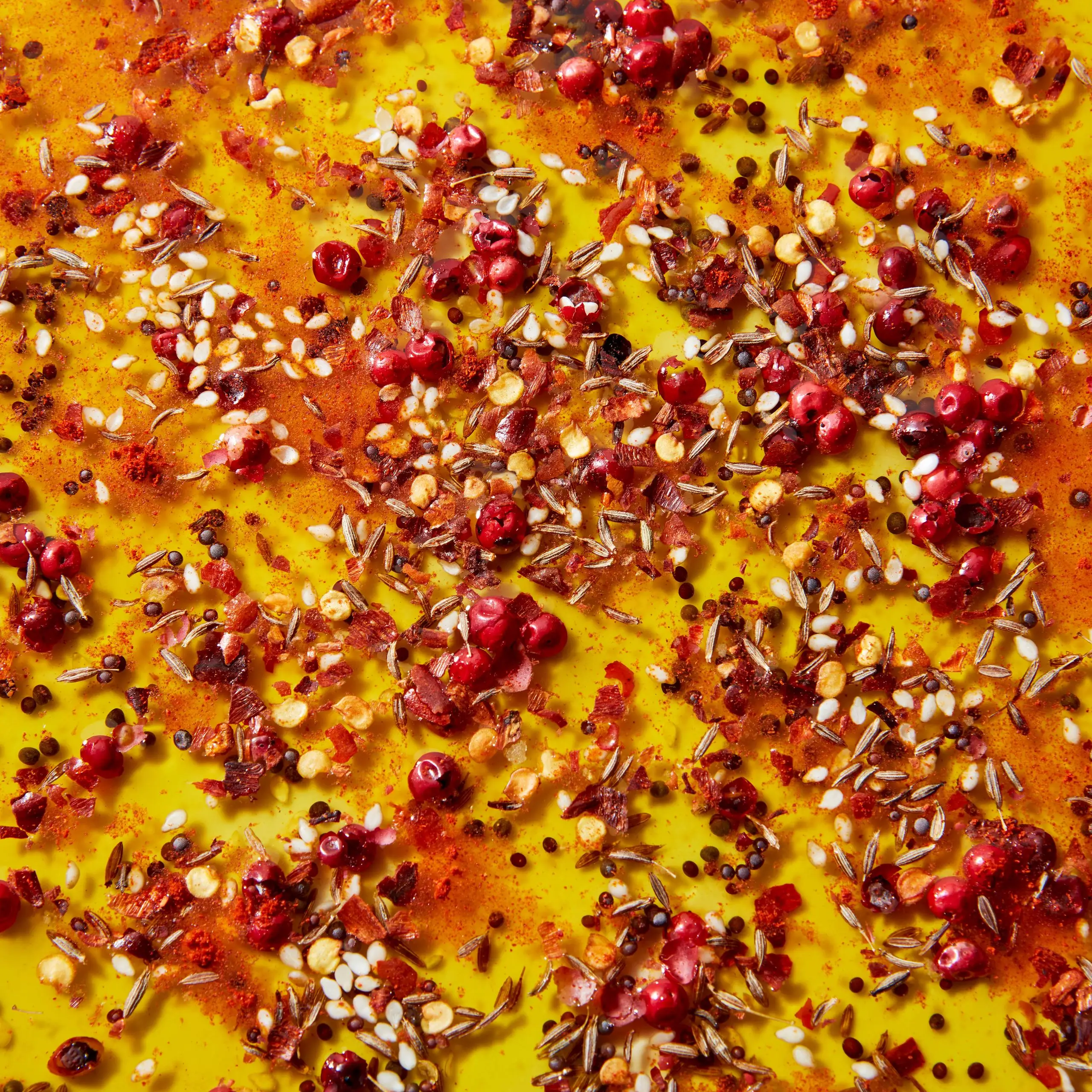 Óleo de especiarias crocantes