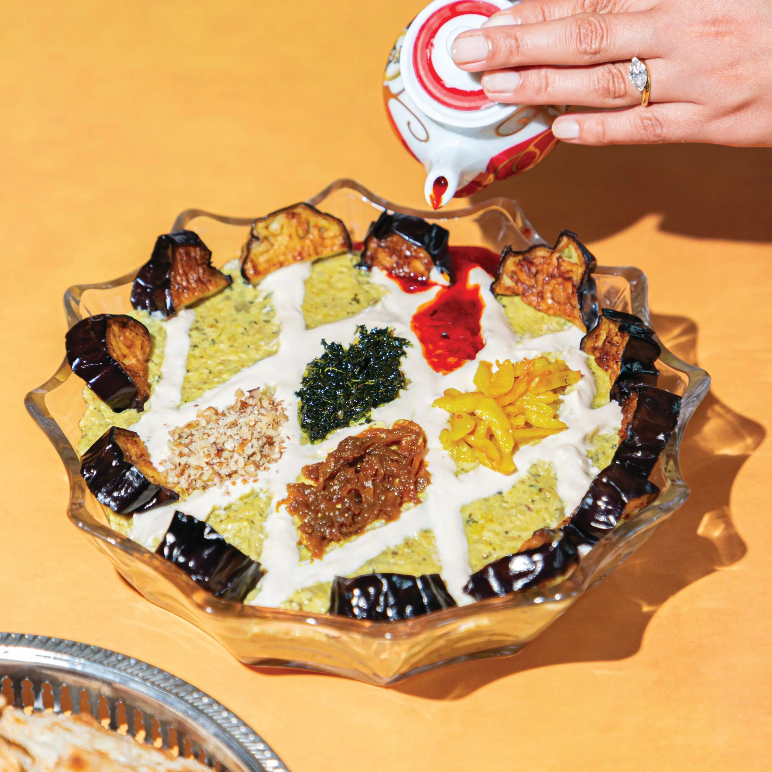 Kashk Bademjoon (Dip de berinjela com alho)