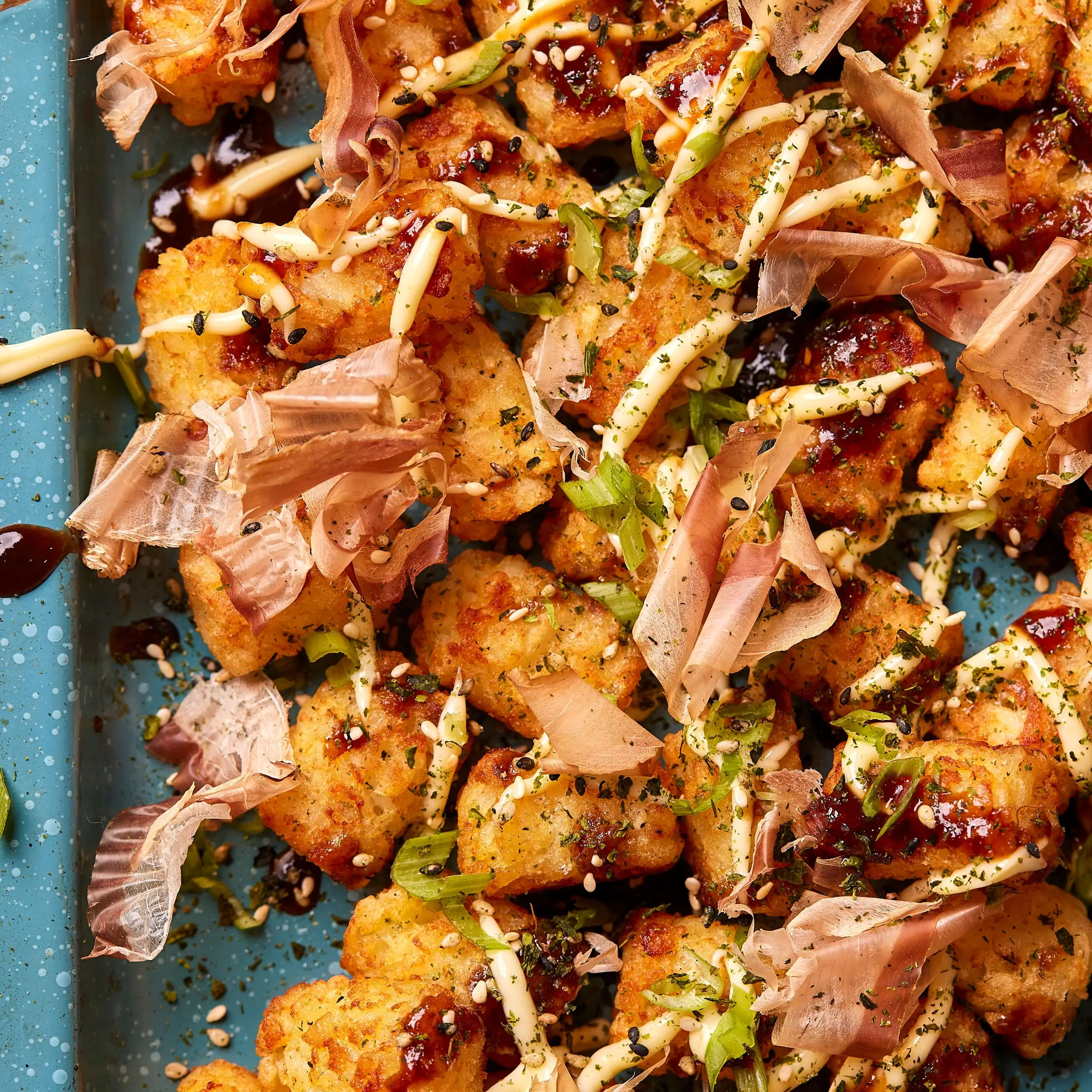 Okonomiyaki Tater Tots